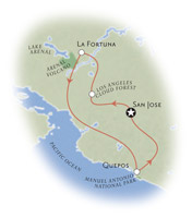 Costa Rica Map